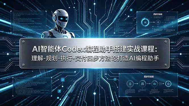 AI编程助手Codex实战教程:四步打造法,从理解到交付AI智能编程助手攻略_趣客盟