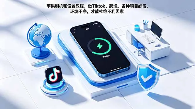 苹果刷机和设置教程，做Tiktok、跨境、各种项目必备，环境干净，才能杜绝不利因素_趣客盟
