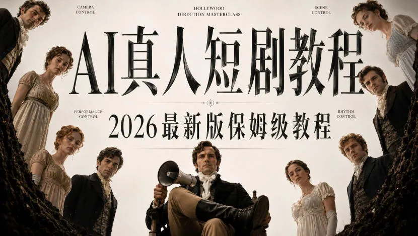 AI真人短剧制作全流程,AI视频大佬专为零基础研制的AI短剧教程,保姆级教程,新手一学就会! AI真人短剧制作全流程,AI视频大佬专为零基础研制的AI短剧教程,保姆级教程,新手一学就会!