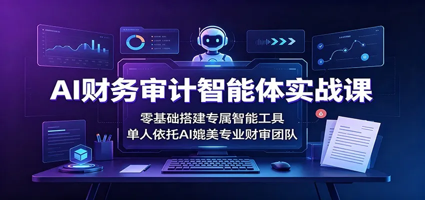 AI财务审计智能体实战教程:零起点构建个性化智能工具,独立操作胜过专业财审团队实力 - 趣客盟