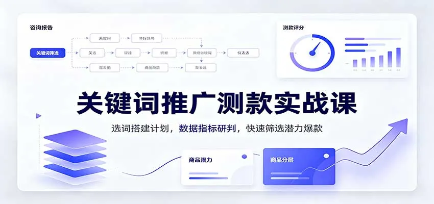 搜索引擎优化关键词推广测款实战指南:高效选词策略、精准数据研判与爆款潜力快速筛选 - 趣客盟