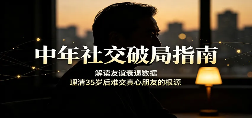 中年社交逆袭攻略:揭秘友谊衰退真相,剖析35岁后交友难题 - 趣客盟