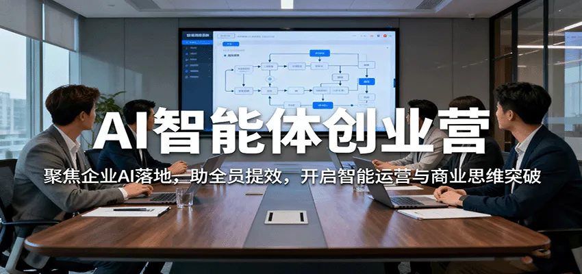 AI智能体创业营：聚焦企业AI落地，助全员提效，开启智能运营与商业思维突破-趣酷猫资源网