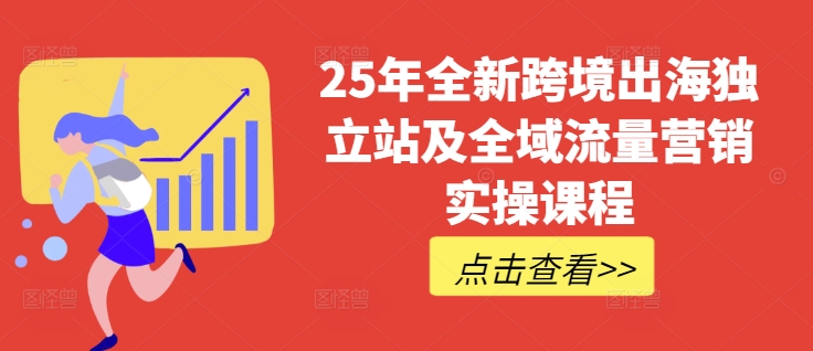 25年全新跨境出海独立站及全域流量营销实操课程，跨境电商独立站TIKTOK全域营销普货特货玩法大全 - 趣酷猫