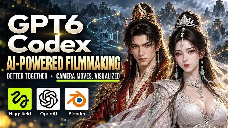 (20561期)GPT-6 Astra×Codex高智能制作视频!联手Higgsfield,运镜可视化实战 (20561期)GPT-6 Astra×Codex高智能制作视频!联手Higgsfield,运镜可视化实战