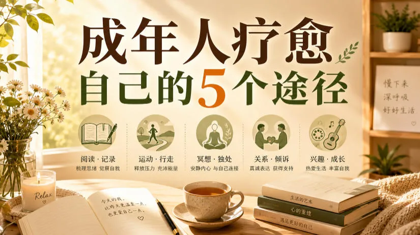 付费文章:成年人疗愈自己的5个途径 付费文章:成年人疗愈自己的5个途径