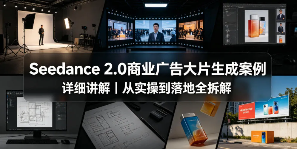 Seedance 2.0商业广告大片生成案例详细讲解｜从实操到落地全拆解_趣客盟