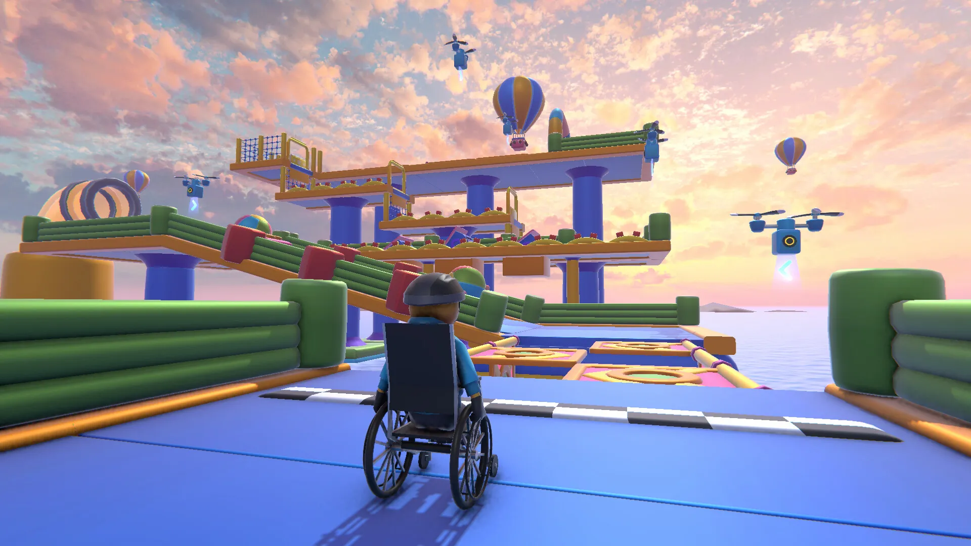 轮椅模拟器/4Wheel Challenge 轮椅模拟器/4Wheel Challenge