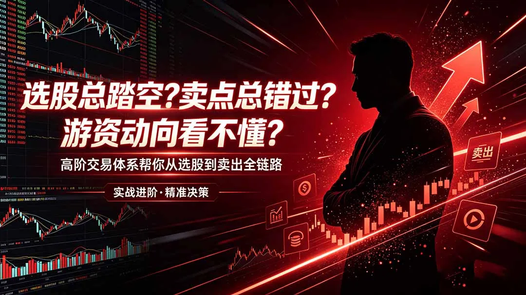 选股总踏空?卖点总错过?游资动向看不懂?高阶交易体系帮你从选股到卖出全链路(更新6月_趣客盟