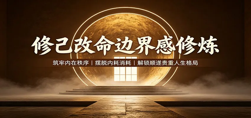 修炼边界感,重塑人生格局:强化内在秩序,告别内耗,迈向顺遂贵重生活 - 趣客盟
