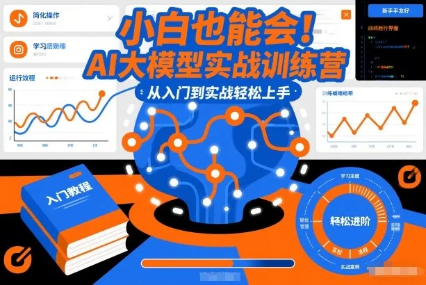 小白也能会！AI大模型实战训练营，从入门到实战轻松上手-趣酷猫资源网