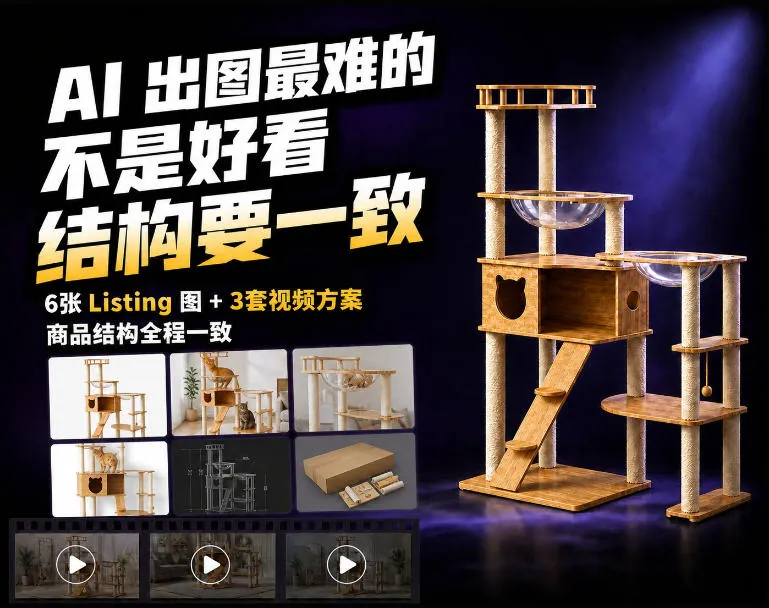 如何从一张商品图高效制作6张Amazon商品列表图及3套营销视频方案? - 趣客盟