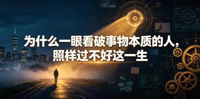 付费文章：揭秘一眼看透本质却难逃人生困境的真相_趣客盟