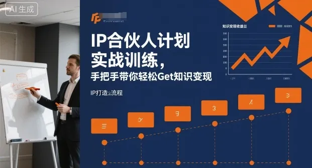 IP合伙人计划实战训练，手把手带你轻松Get知识变现-趣酷猫资源网