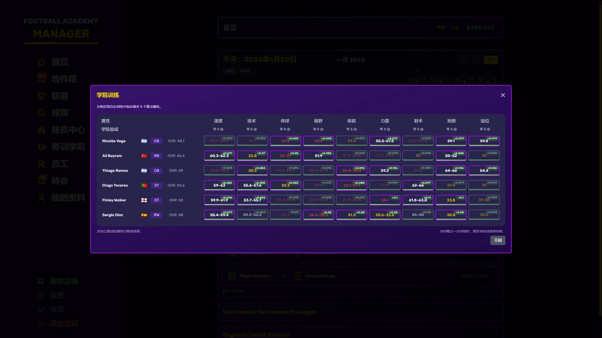 足球青训学院经理/Football Academy Manager