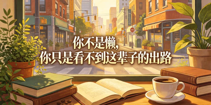 付费文章：你不是懒，你只是看不到这辈子的出路_趣客盟