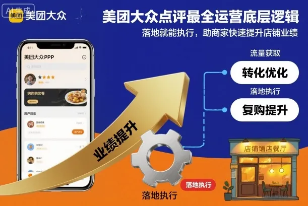 美团大众点评最全运营底层逻辑，落地就能执行，助商家快速提升店铺业绩-趣酷猫资源网