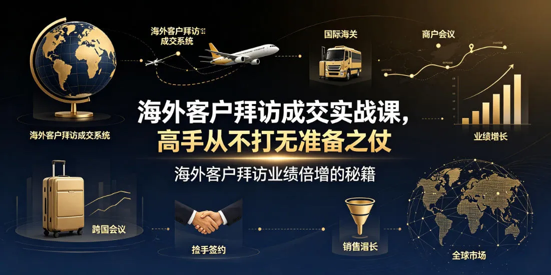 AI外贸拜访成交翻倍攻略:市场调研+谈判技巧,AI赋能高效成交全技巧_趣客盟
