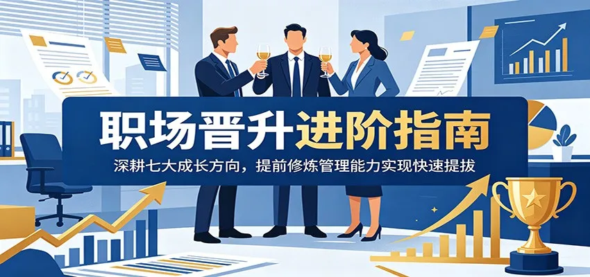职场晋升进阶指南:深耕七大成长方向,提前修炼管理能力实现快速提拔 职场晋升进阶指南:深耕七大成长方向,提前修炼管理能力实现快速提拔