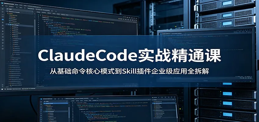 ClaudeCode实战精通课：从基础命令核心模式到Skill插件企业级应用全拆解_趣客盟