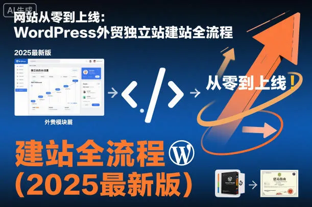 网站从零到上线：WordPress外贸独立站建站全流程（2025最新版）-趣酷猫资源网