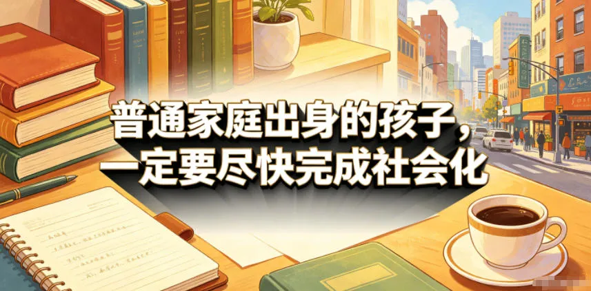 付费文章：普通家庭出身的孩子，一定要尽快完成社会化_趣客盟