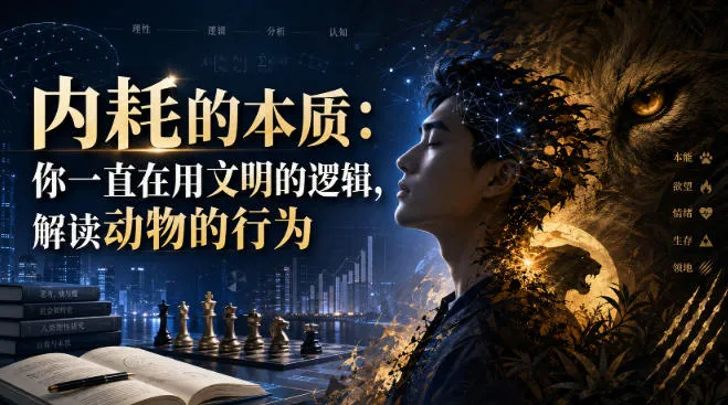 《揭秘内耗真相：为何你用文明逻辑误解动物行为》 - 趣客盟