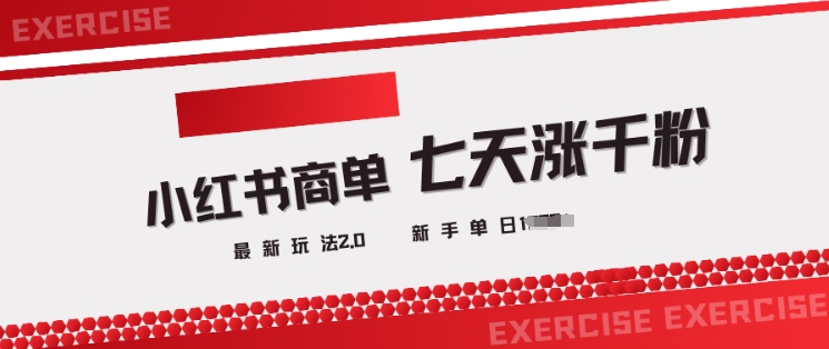 小红书商单2.0最新玩法，3天涨千粉单日变现多张 - 趣酷猫