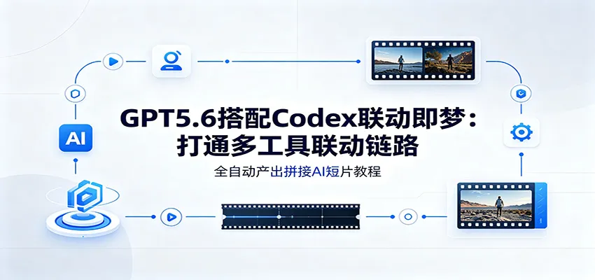 GPT5.6 + Codex智能联动:打造全链路多工具互动,AI短片全自动制作教程攻略_趣客盟