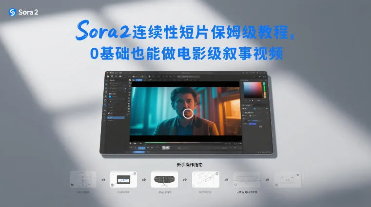 Sora2连续性短片保姆级教程，0基础也能做电影级叙事视频-趣酷猫资源网