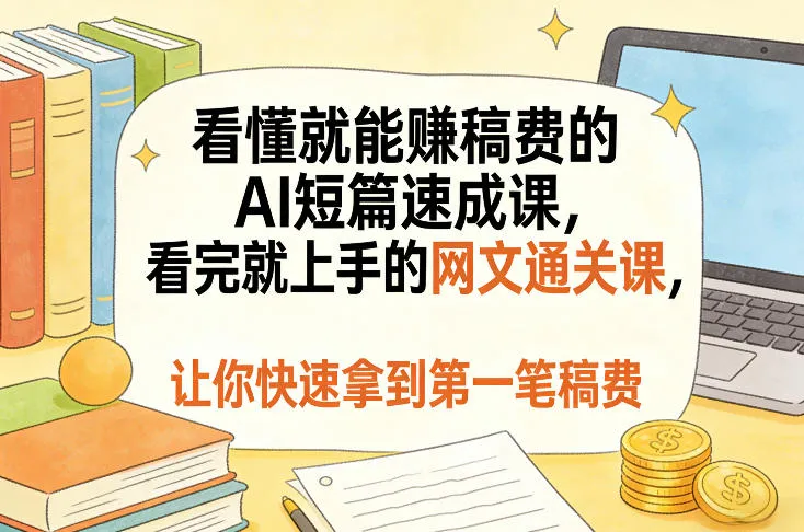 AI赋能写作速成攻略：一键上手网文写作，轻松赚取首笔稿费秘籍（8月更新）_趣客盟