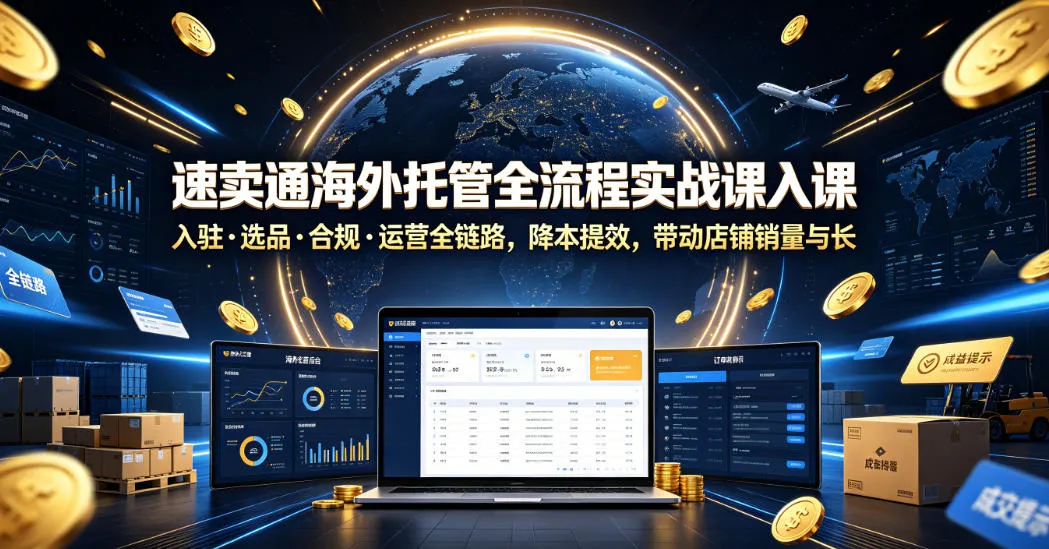 速卖通海外托管开店必看:合规操作,销量翻倍,全攻略实操技巧解析_趣客盟