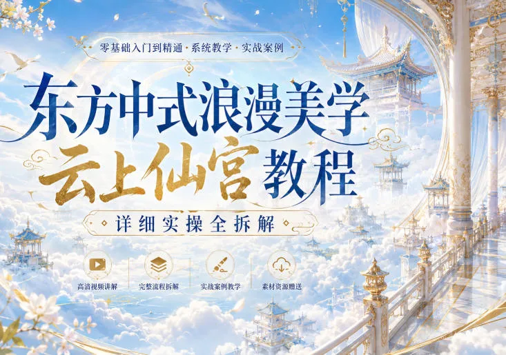 东方中式浪漫美学云上仙宫制作教程：实操步骤全解析，搜索引擎优化版 - 趣客盟