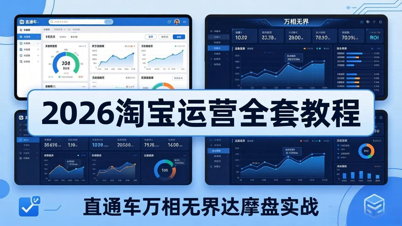2026年淘宝运营全攻略教程（7月更新版）_趣客盟