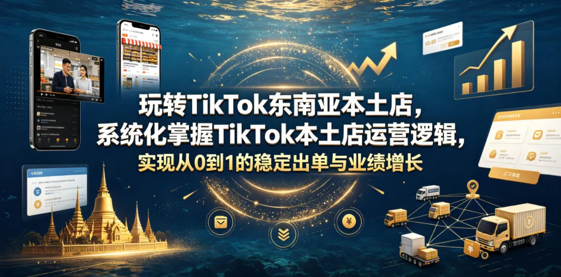 东南亚TikTok本土店运营攻略:系统化策略,零基础到业绩翻番秘籍_趣客盟