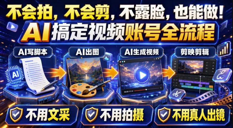 AI短视频起号实战项目,用AI做视频起号,45天涨粉12W,一条广告8.5k,广告接到手软,引流、变现两不误! AI短视频起号实战项目,用AI做视频起号,45天涨粉12W,一条广告8.5k,广告接到手软,引流、变现两不误!