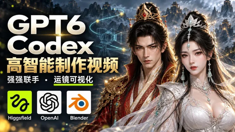 GPT-6 & Astra×Codex智能视频制作：联手Higgsfield，实战运镜与可视化技术深度解析 - 趣客盟