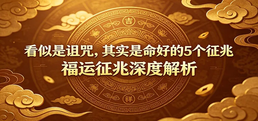 《揭秘：命好之兆的5个看似诅咒的征兆深度解读》_趣客盟