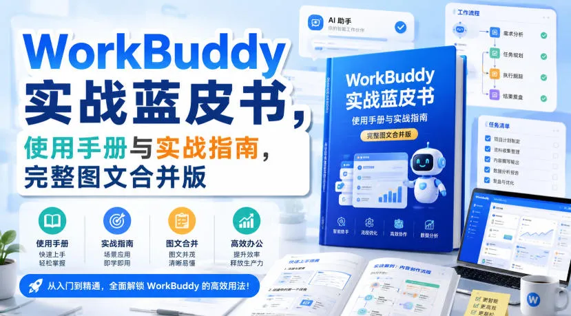 《WorkBuddy实战宝典:完整版使用手册 & 指南,图文详解》 - 趣客盟