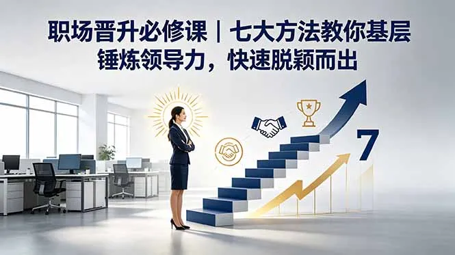 付费文章：职场晋升必修课｜七大方法教你基层锤炼领导力，快速脱颖而出_趣客盟