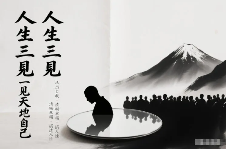 人生三见一见天地见众生见自己，活出自我拥有清晰幸福人生，搞透人性-趣酷猫资源网