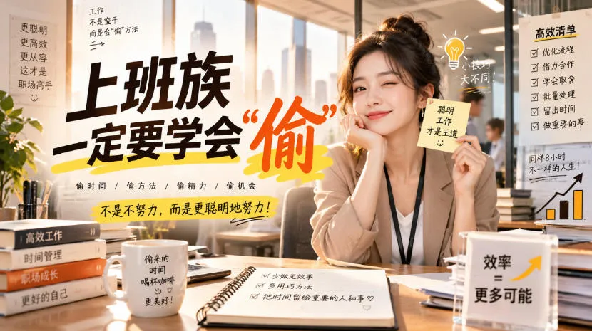 上班族必看：掌握“高效偷闲”技巧，提升职场竞争力 - 趣客盟