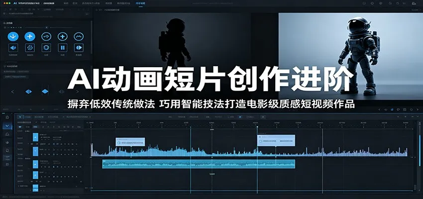 AI动画短片创作进阶:摒弃低效传统做法,巧用智能技法打造电影级质感短视频作品_趣客盟