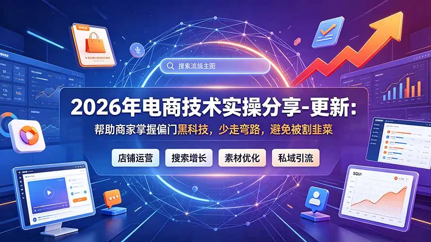 2026电商黑科技实操攻略：7月更新，揭秘高效策略，助力商家避坑省时高效运营_趣客盟