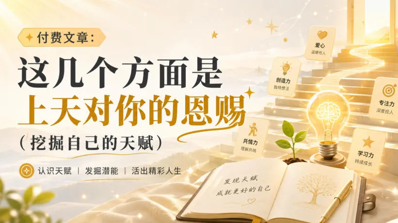挖掘天赋的关键：这几个方面是上天赐予你的宝贵恩赐 - 趣客盟