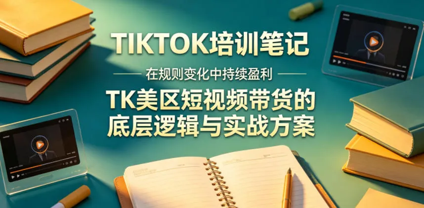 视界跨境TIKTOK4月17培训笔记，在规则变化中持续盈利，TK美区短视频带货的底层逻辑与实战方案【文档】_趣客盟
