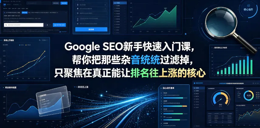 Google SEO新手快速指南：高效核心策略，滤除杂音，专攻排名提升秘籍【原创中英字幕】_趣客盟