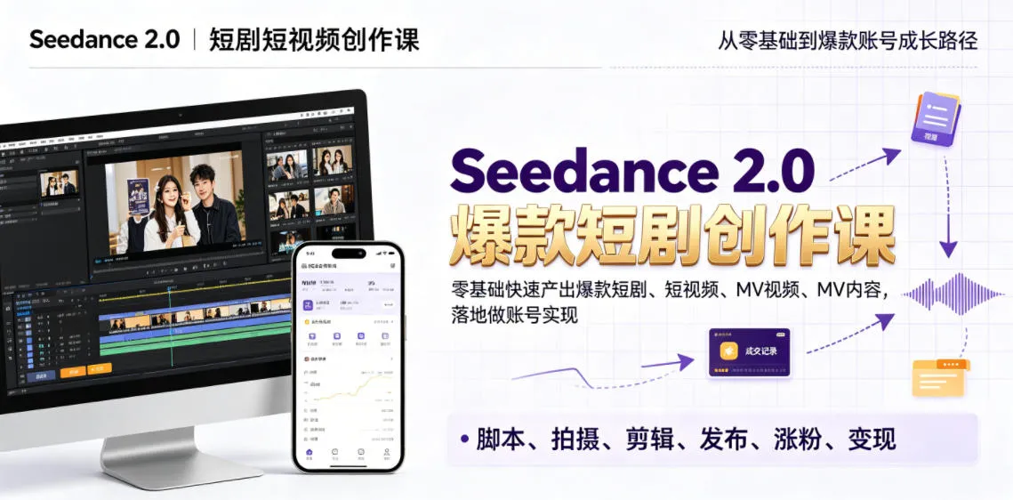 Seedance 2.0 AI短视频制作攻略:核心技术揭秘+高效变现路径全解析_趣客盟