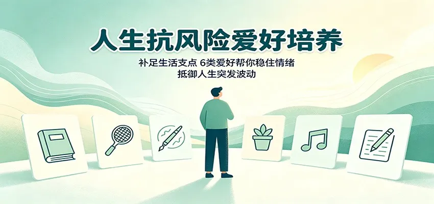 稳固生活基石,6大抗风险爱好助力情绪稳定,有效应对人生波动 - 趣客盟