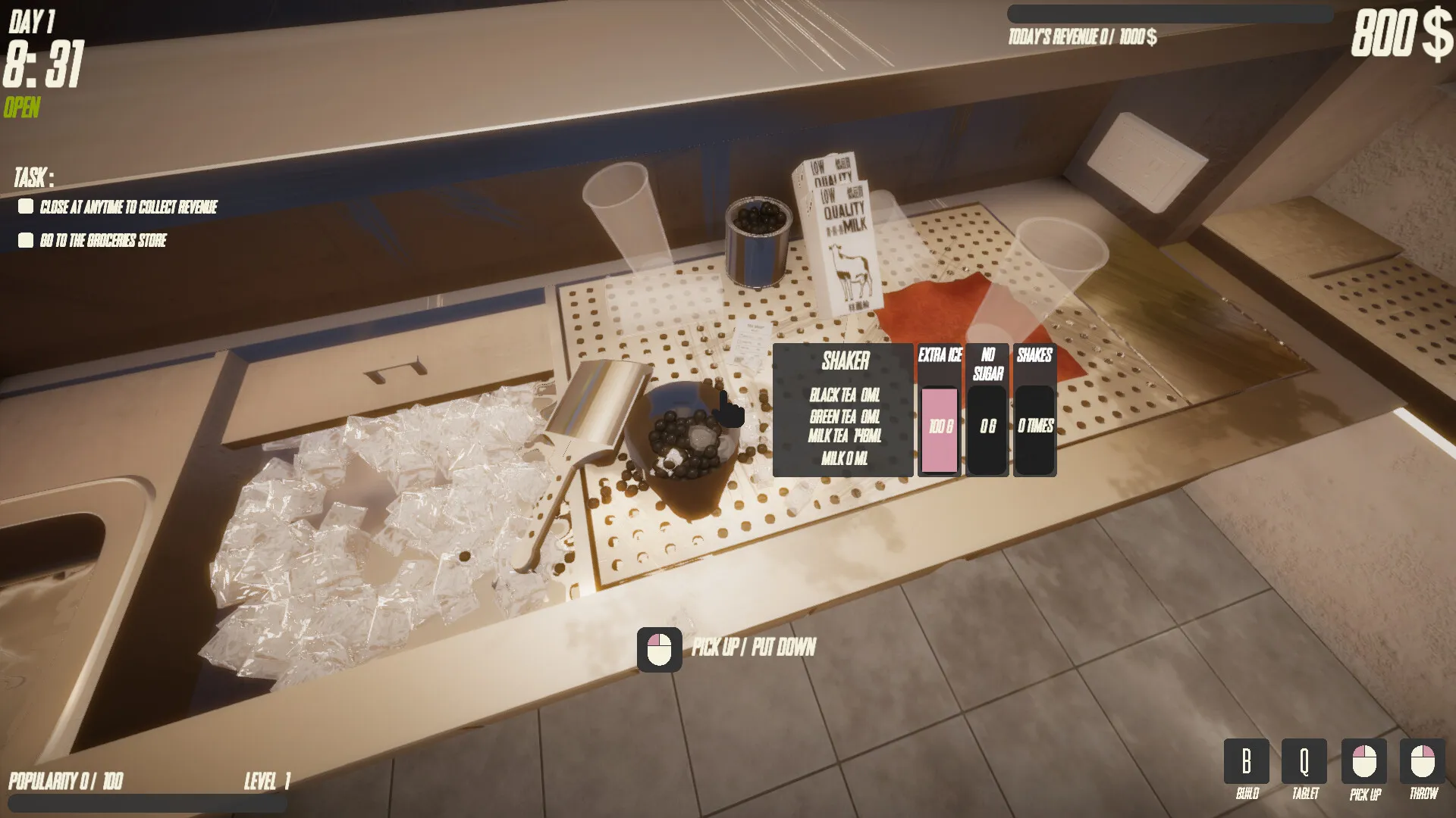 奶茶店模拟器/Boba Tea Shop Simulator 奶茶店模拟器/Boba Tea Shop Simulator